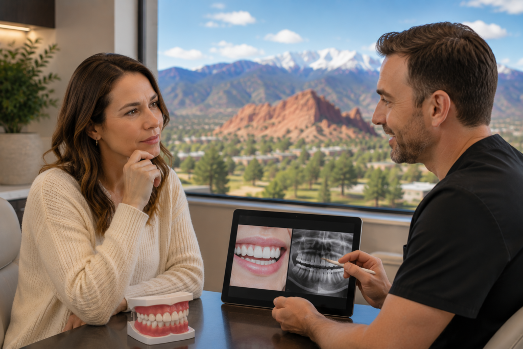 patient asking more questions before dental treatment